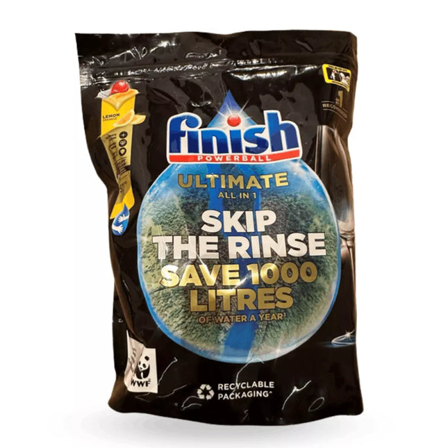 FINISH Powerball Ultimate All In 1 Lemon, tablete za pomivanje posode, 50 kosov